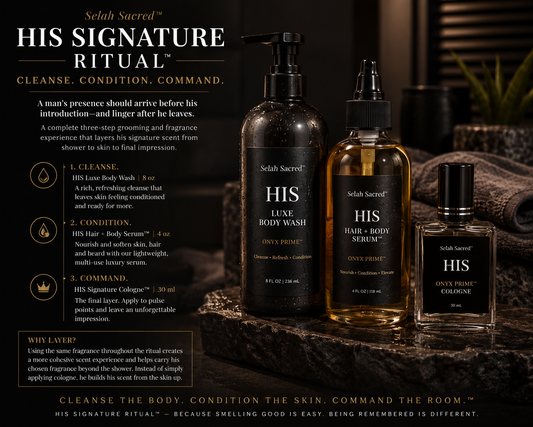 HIS Signature Collection™ | Cleanse. Condition. Command.